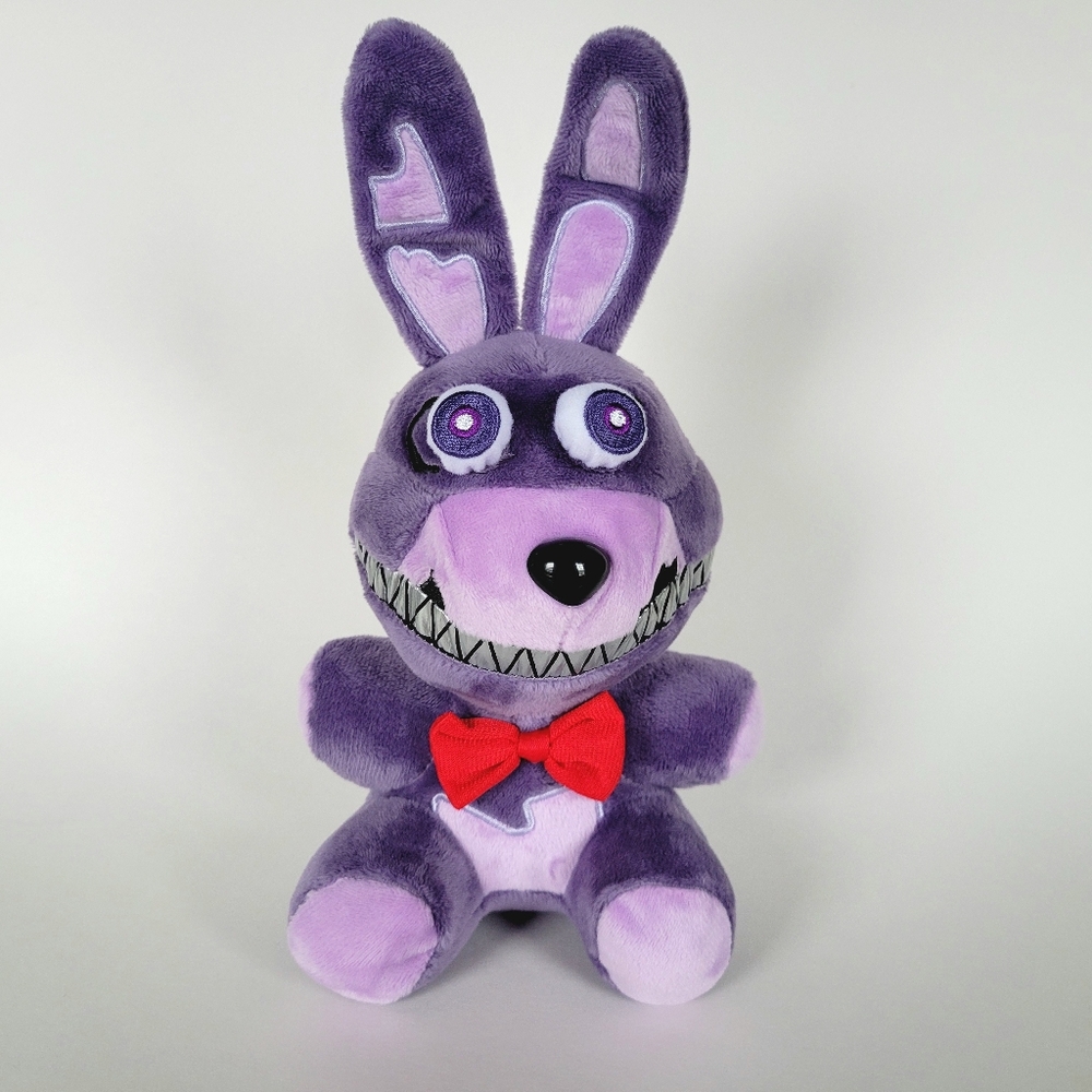 FNAF Nightmare Bonnie Plush Five Nights At Freddy's Stuffed Animal Purple Bunny